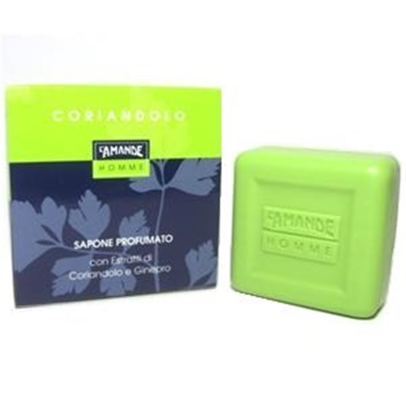 AMANDE Homme Coriandolo Sapone Profumato 150 g - Fragranza Maschile e Detersione Energizzante