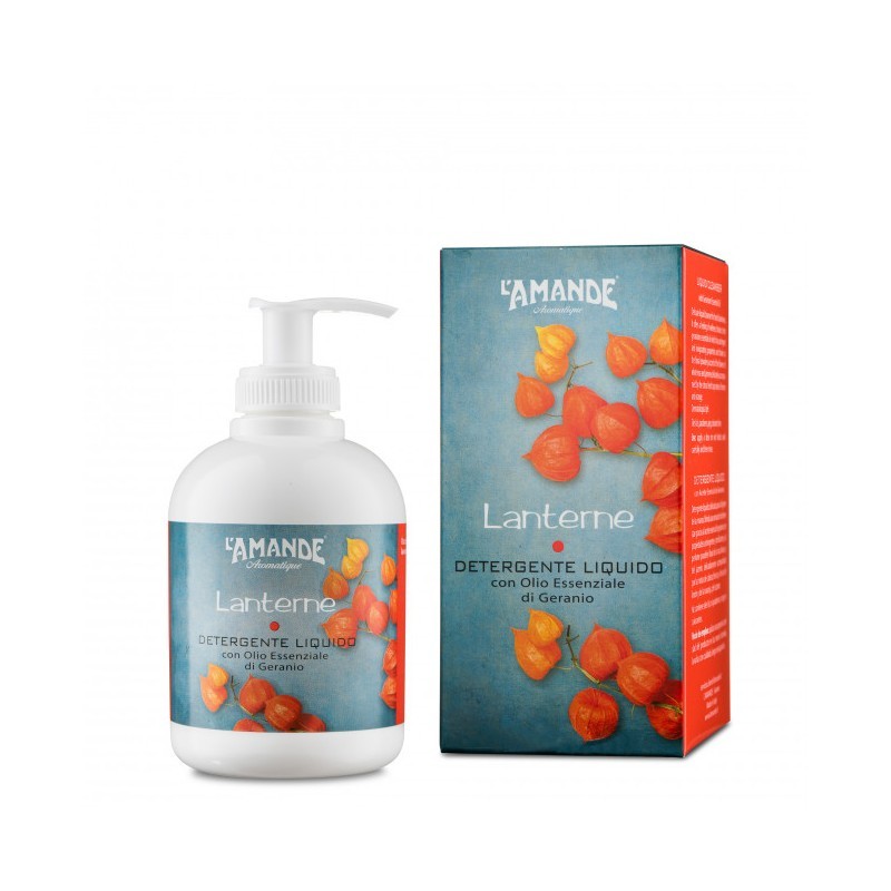 AMANDE Lanterne Detergente Liquido Mani 300 ml - Profumo Fiorito e Delicato per Mani Profumate
