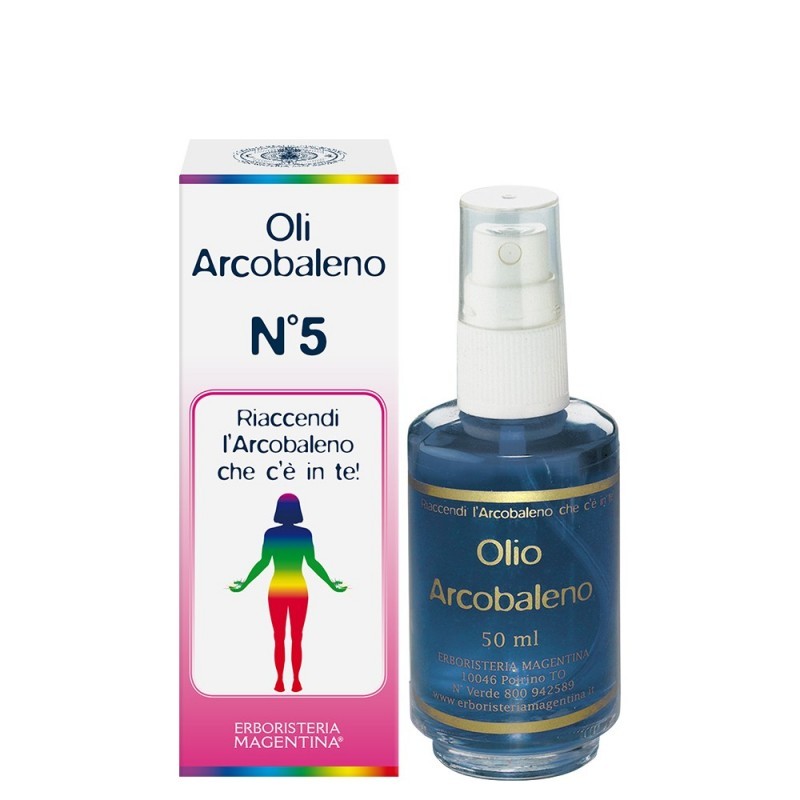 ERBORISTERIA MAGENTINA Olio Arcobal. N.5 Ml 50 Blu Pace