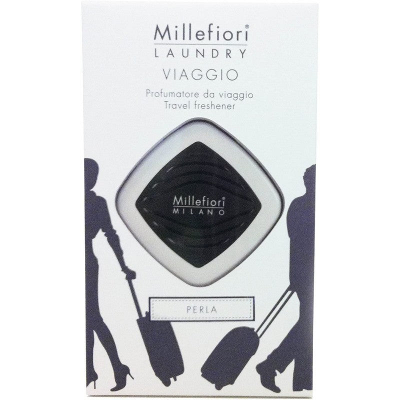 MILLEFIORI Diffusore da Viaggio Bianco Perla Delicato Portatile Auto