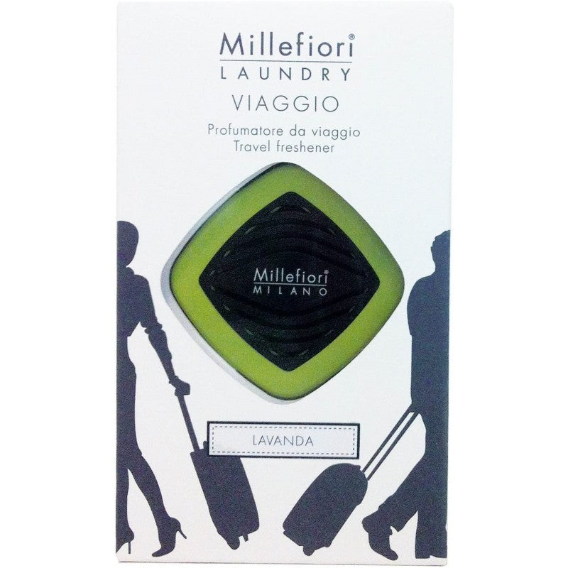 MILLEFIORI Diffusore da Viaggio Verde Lavanda Portatile Auto