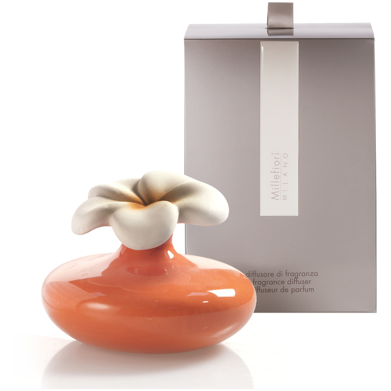 MILLEFIORI Diffusore a Fiore Piccolo Arancione Decorativo Profumato