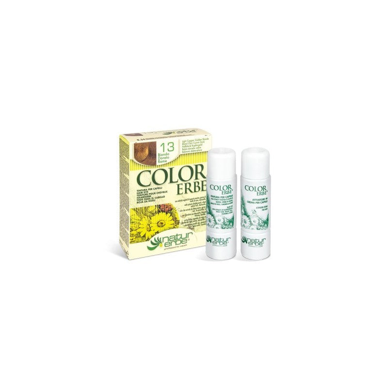 NATUR ERBE Color Erbe Biondo Dorato Rame N.13 Tinta Naturale Ramata