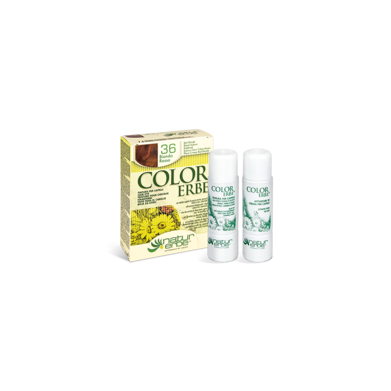 NATUR ERBE Color Erbe Biondo Rosso N.36 Tinta Naturale Calda