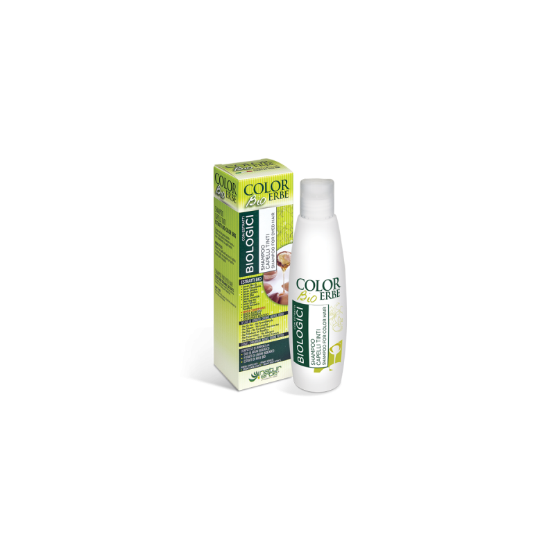 NATUR ERBE Shampoo Capelli Tinti Estratti Bio CE Protettivo Colore 200 ml