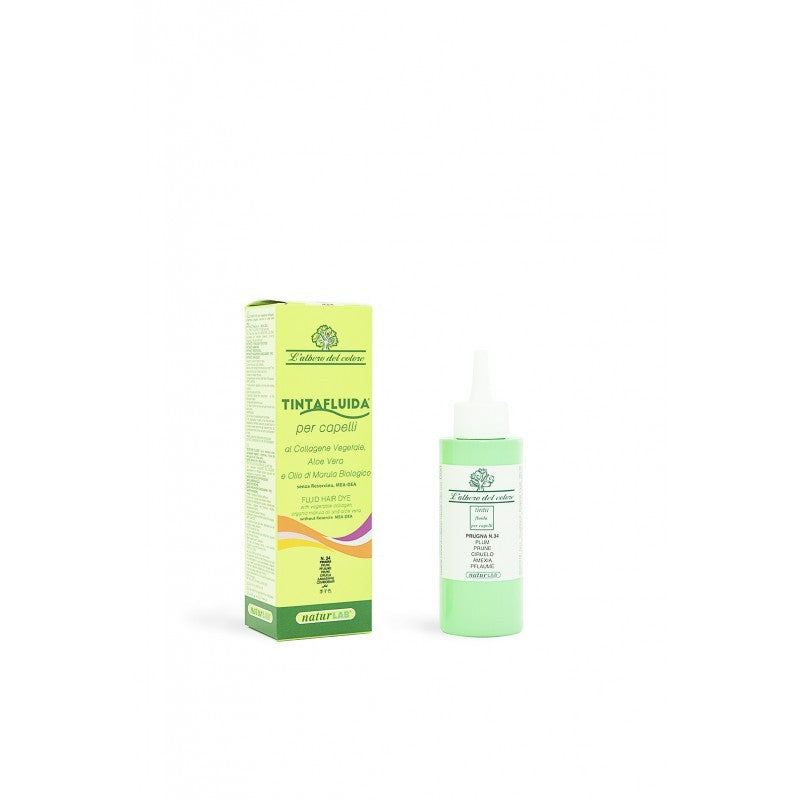 NATURLAB Tinta Fluida per Capelli 34 Prugna Senza Ammoniaca Riflessi Violacei