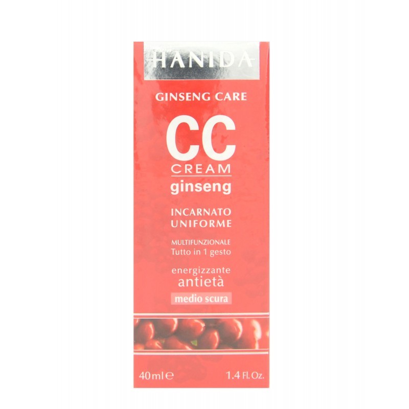 NATURANDO Hanida Ginseng Care CC Cream Anti-età Medio Scura 40 ml