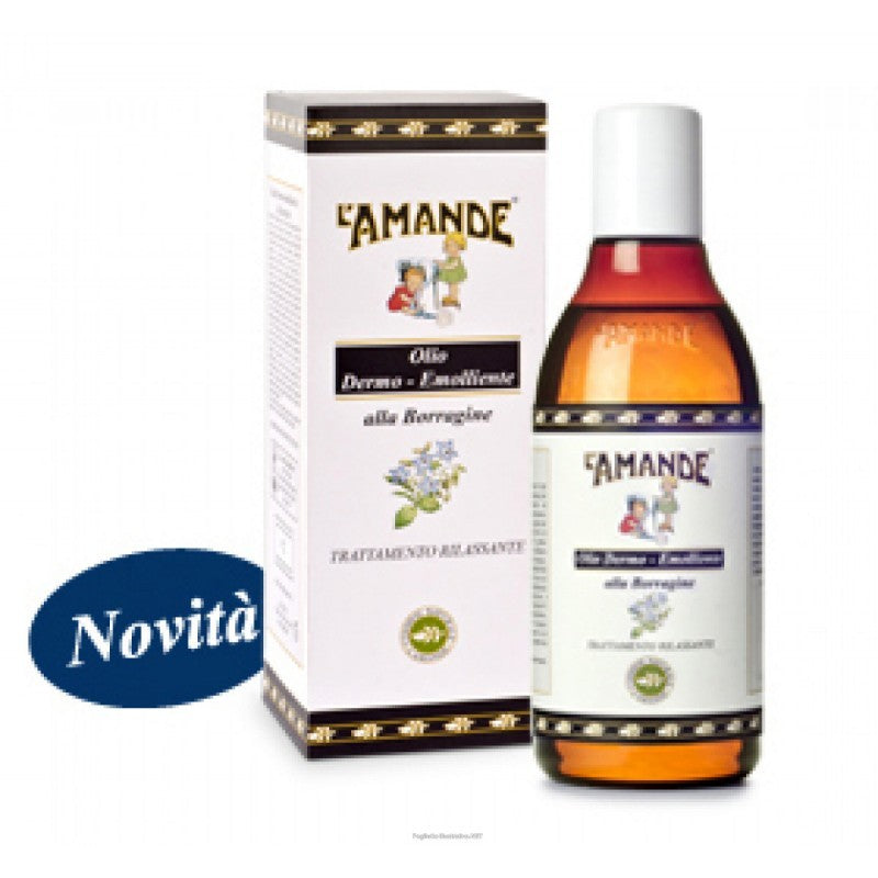 L'AMANDE Olio Dermo Emolliente alla Borragine 250 ml