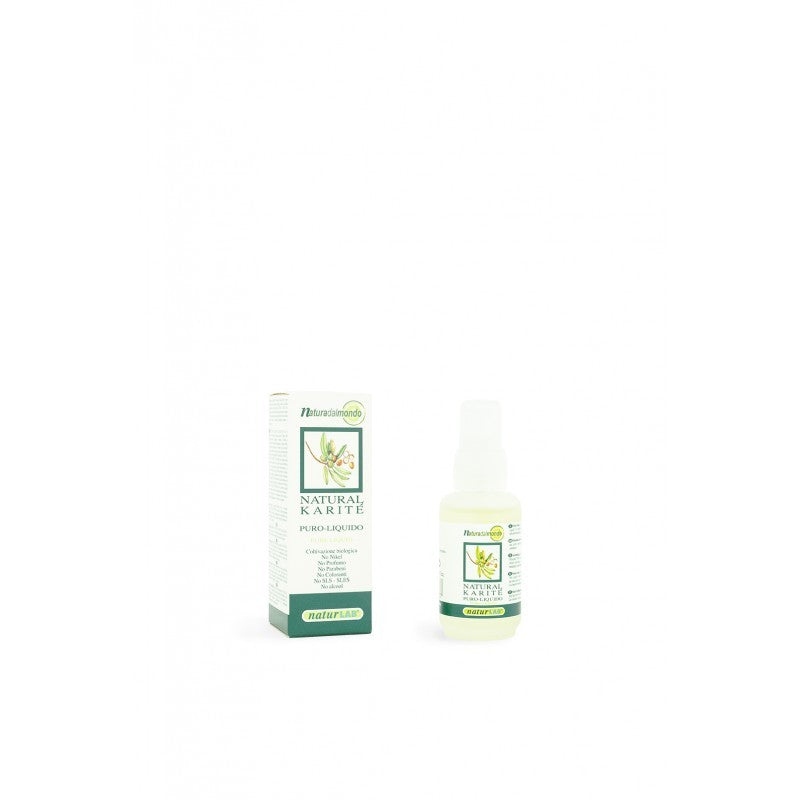 NATURLAB Natural Karité Puro-Liquido Olio Corpo e Capelli Nutriente 50 ml
