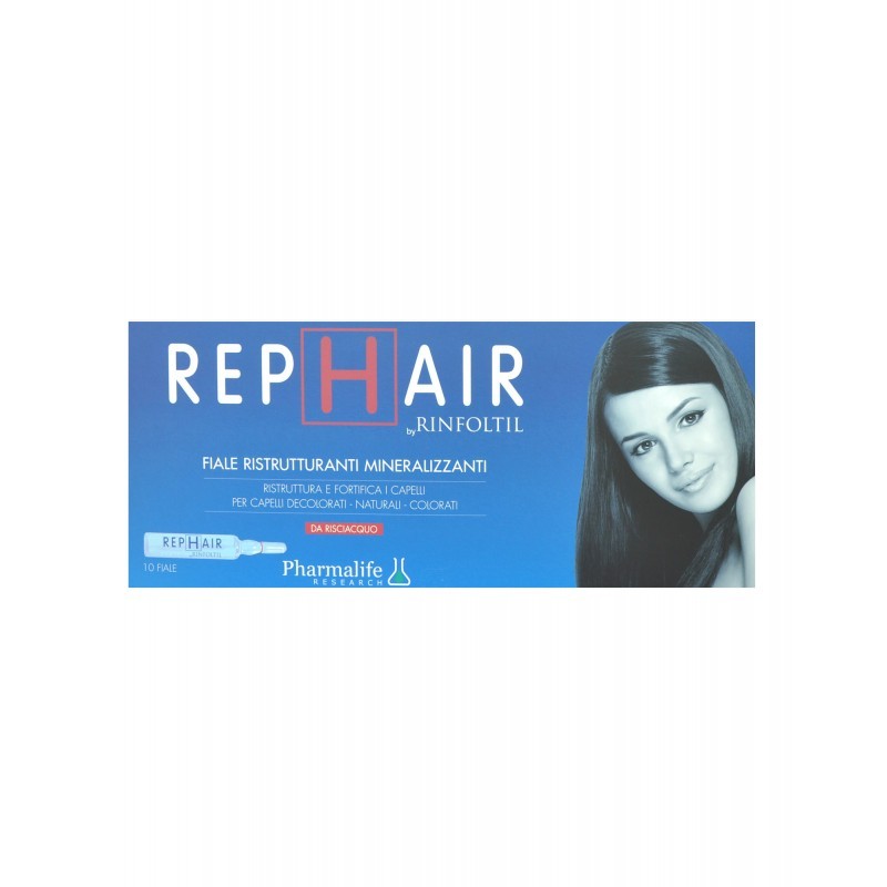 PHARMALIFE Rephair Fiale Ristrutturanti Trattamento Intensivo Capelli Danneggiati 10x10 ml