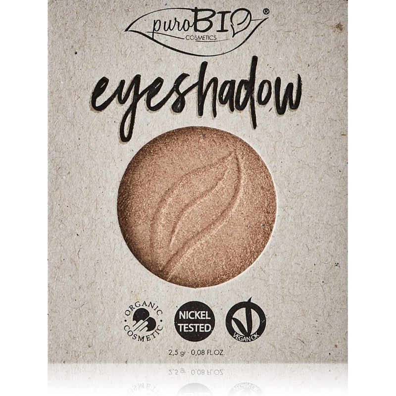PUROBIO Ombretto Compatto Champagne Refill 01 Luminoso e Naturale 2,5 gr