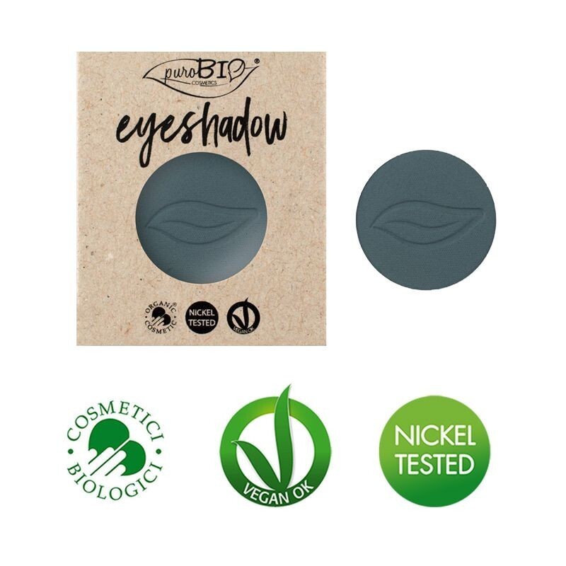 PUROBIO Ombretto Compatto Mat Verde Bosco Refill 08 Opaco e Profondo