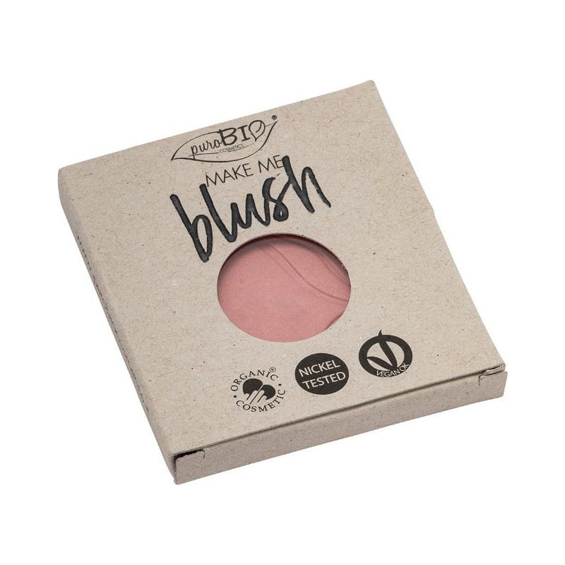 PuroBio Blush Compatto Rosa Satinato Refill 01