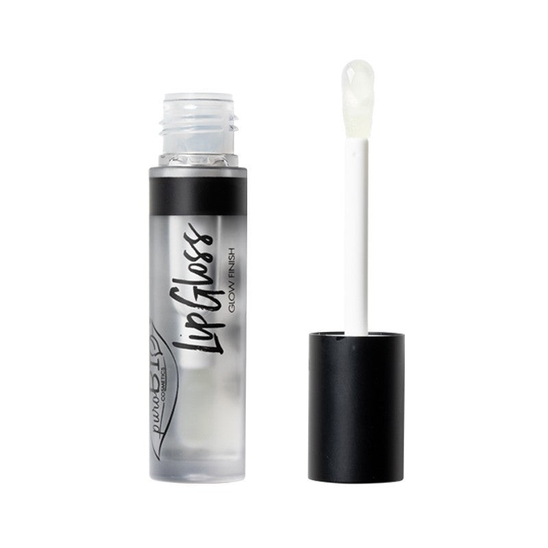 PUROBIO Lip Gloss Trasparente 01 Effetto Naturale e Brillante