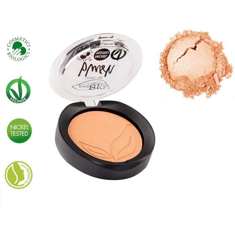 PuroBio Blush Compatto Pesca Satinato Pack 03