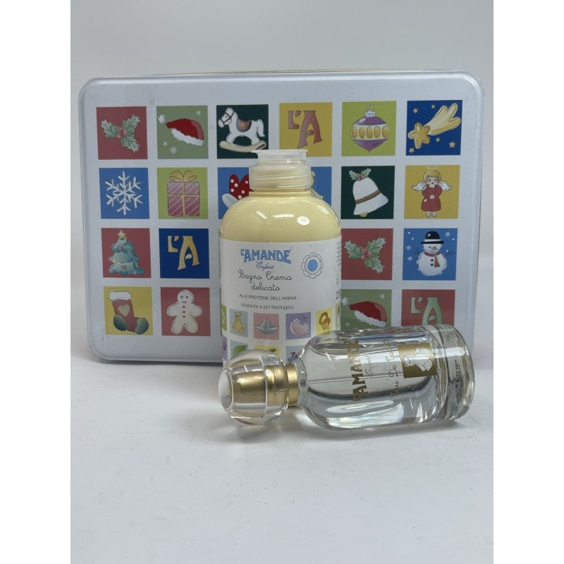 AMANDE Boîte Eau de Toilette e Bagnocrema Enfant - Set Regalo Delicato per Bambini