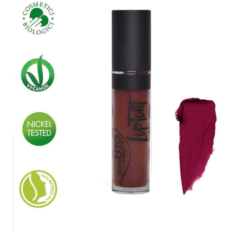 PuroBio Lip Tint Borgogna Elegante Lunga Durata 06