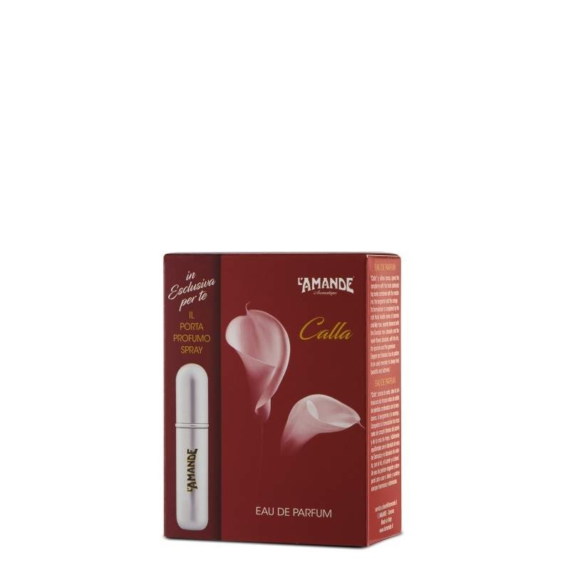 AMANDE Calla Eau de Parfum 50 ml con Portaprofumo - Fragranza Femminile e Sofisticata in Edizione Speciale
