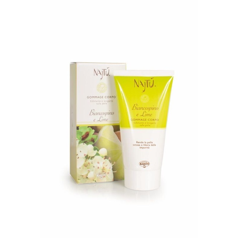 Najtu' Biancospino e Lime Gommage Corpo 150 ml