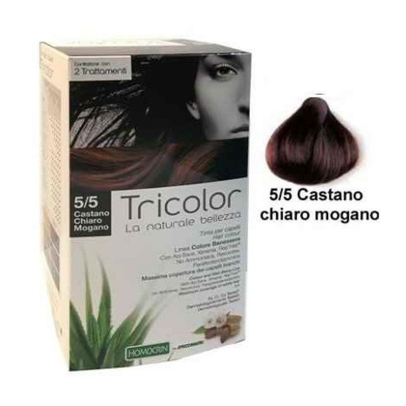 Specchiasol Tricolor Tinta Capelli 5/5 Castano Chiaro Mogano 80 ml