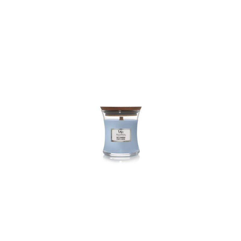 Woodwick Medium Hourglass Soft Chambray 275 gr