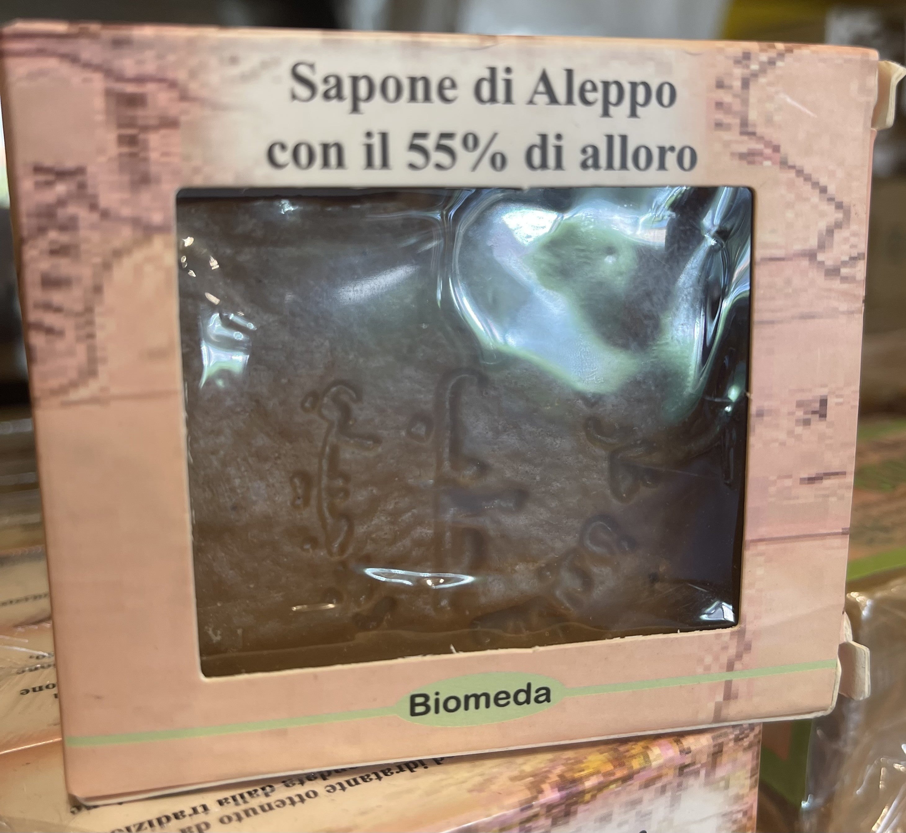 BIOMEDA Cubo di Aleppo 55% Olio di Alloro