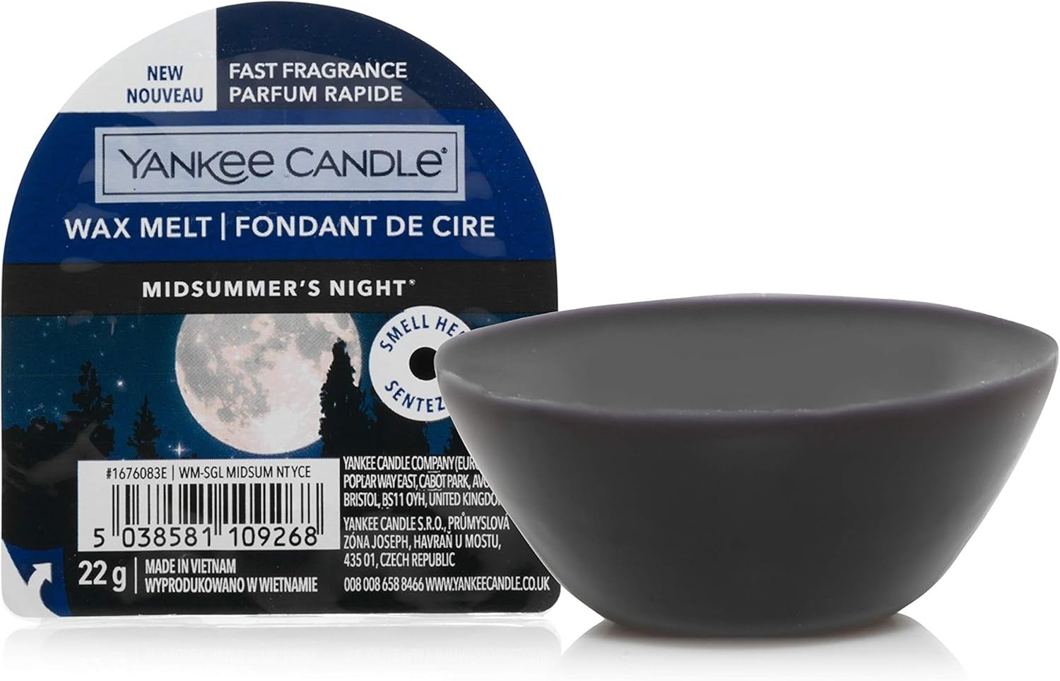 YANKEE CANDLE WAX MELT SINGLE MIDSUMMER'S NIGHT 22 GR