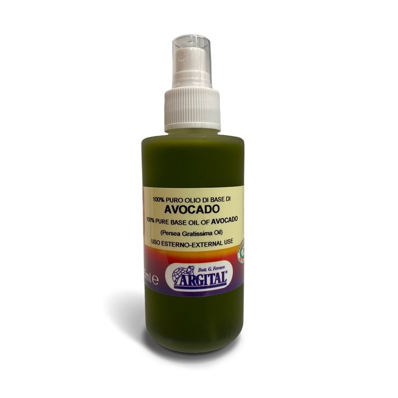 ARGITAL Olio di Avocado 125 ml - Ricco e Nutriente per Pelle Secca