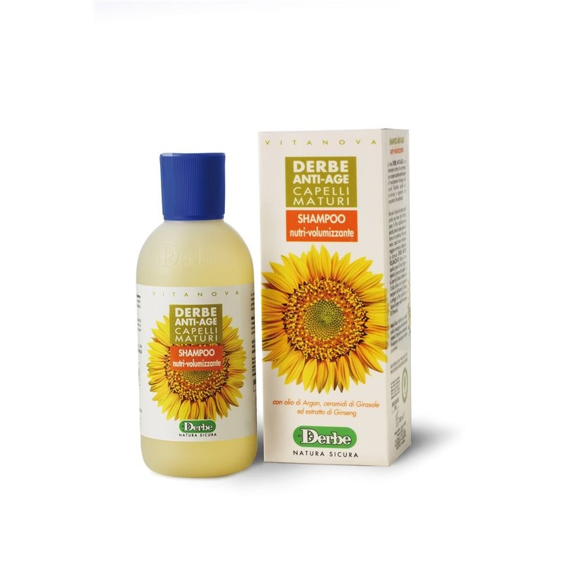 DERBE Shampoo Anti-Age Nutri-Volumizzante Capelli Maturi 200 ml