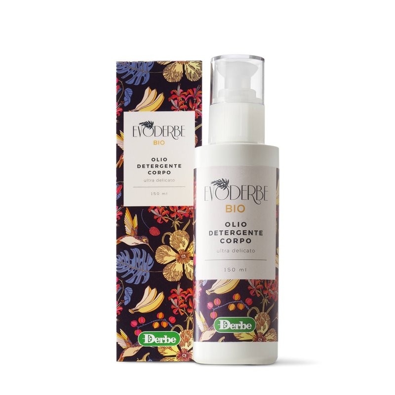 DERBE Olio Detergente Corpo Evoderbe Bio Delicato e Nutriente 150 ml