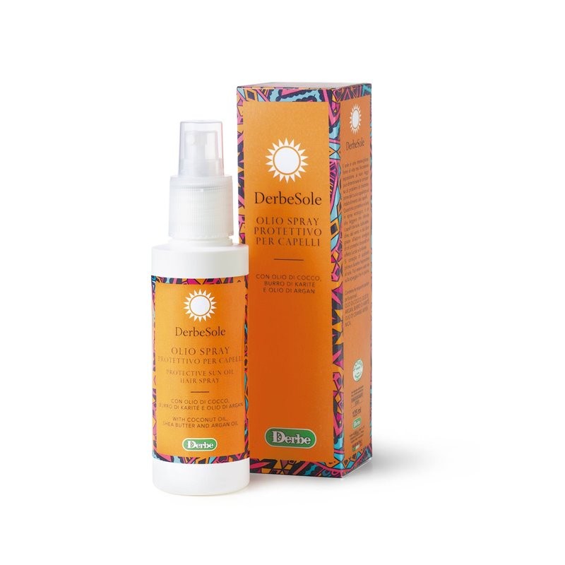 DERBE Olio Spray Protettivo Capelli Leggero e Illuminante 125 ml
