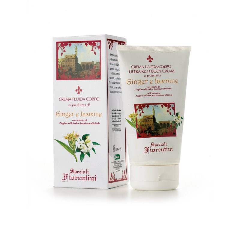 DERBE Crema Fluida Corpo Ginger e Jasmine Energizzante e Sensuale 150 ml