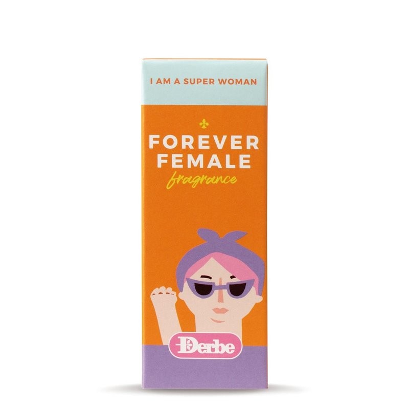 DERBE Super Woman Forever Female Mini Profumo Eau de Parfum Intenso e Femminile 20 ml