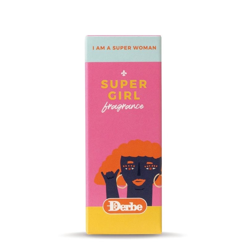 DERBE Super Woman Super Girl Mini Profumo Eau de Toilette Fresco e Giovanile 20 ml