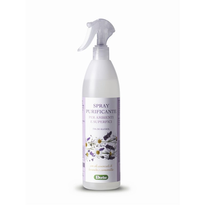 DERBE Spray Purificante per Ambienti e Superfici Igienizzante e Naturale 500 ml