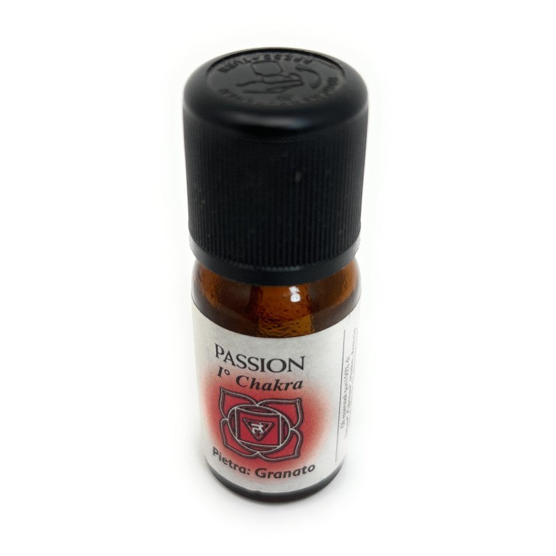 DHANVANTARI Oli Essenziali Chakra 10 ml - 1° Chakra Passion