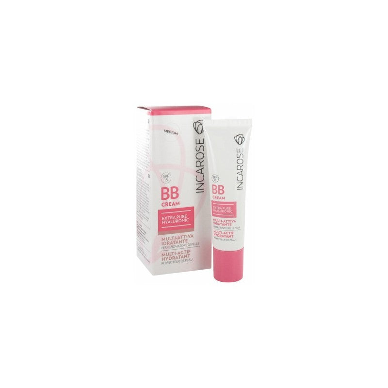 INCAROSE BB Cream Hyaluronic Medium SPF 15 30 ml - Perfezione Naturale e Idratazione