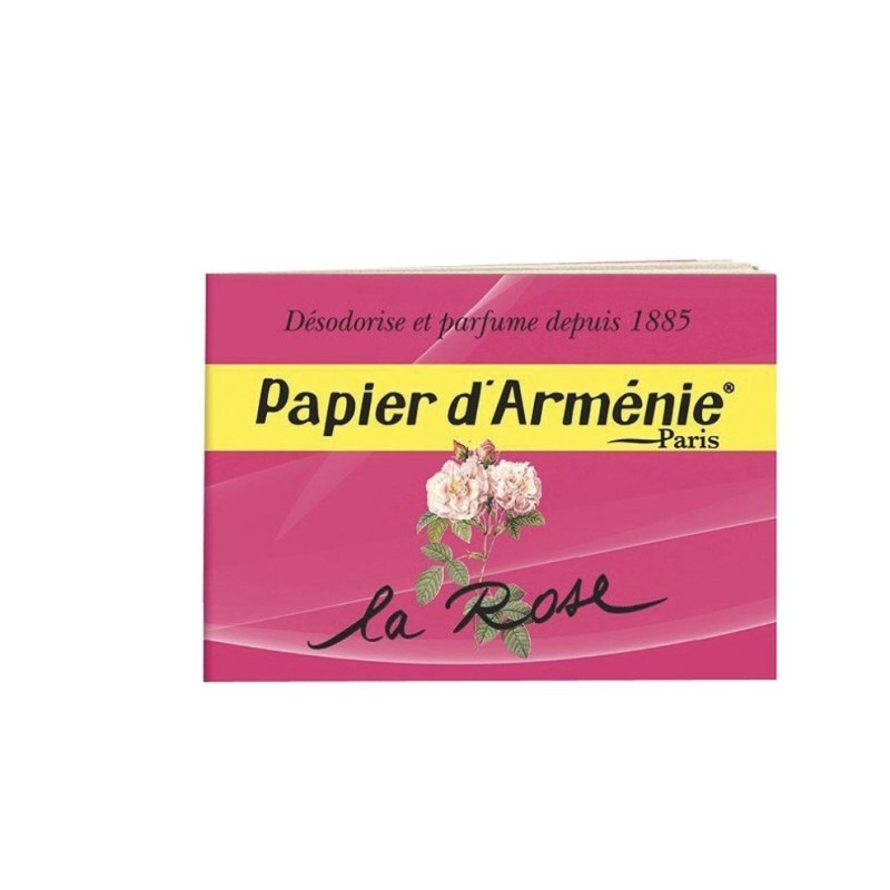 DHANVANTARI Papier d'Armenie Le Rose Foglietti Profumati