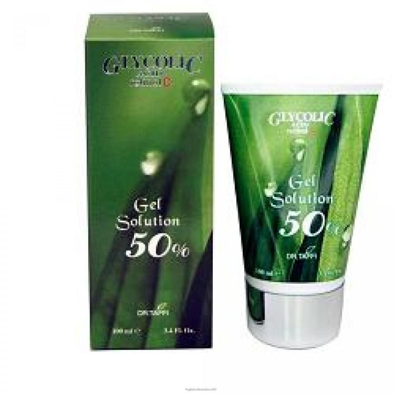 DR. TAFFI Gel Solution 50% BIO&VEGAN 100 ml - Soluzione Concentrata Acido Glicolico Esfoliante