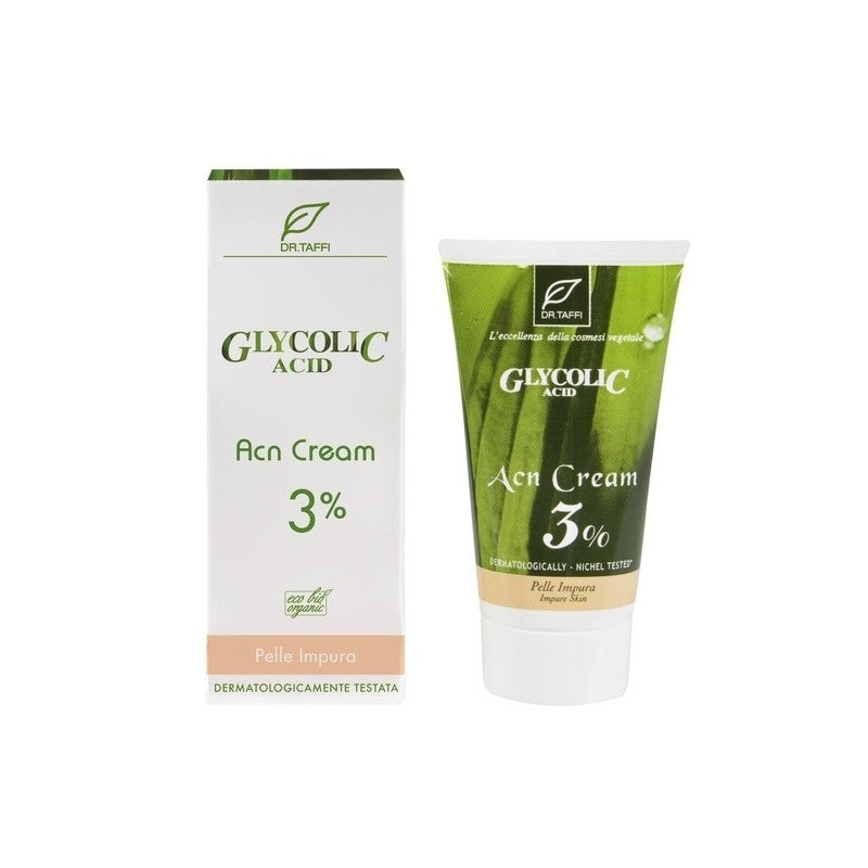 DR. TAFFI ACN Cream Crema Viso 3% 50 ml - Anti-Imperfezioni e Purificante