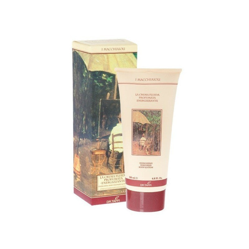 DR. TAFFI I Macchiaioli - Crema Fluida Energizzante 200 ml - Corpo Leggera e Profumata Energizzante