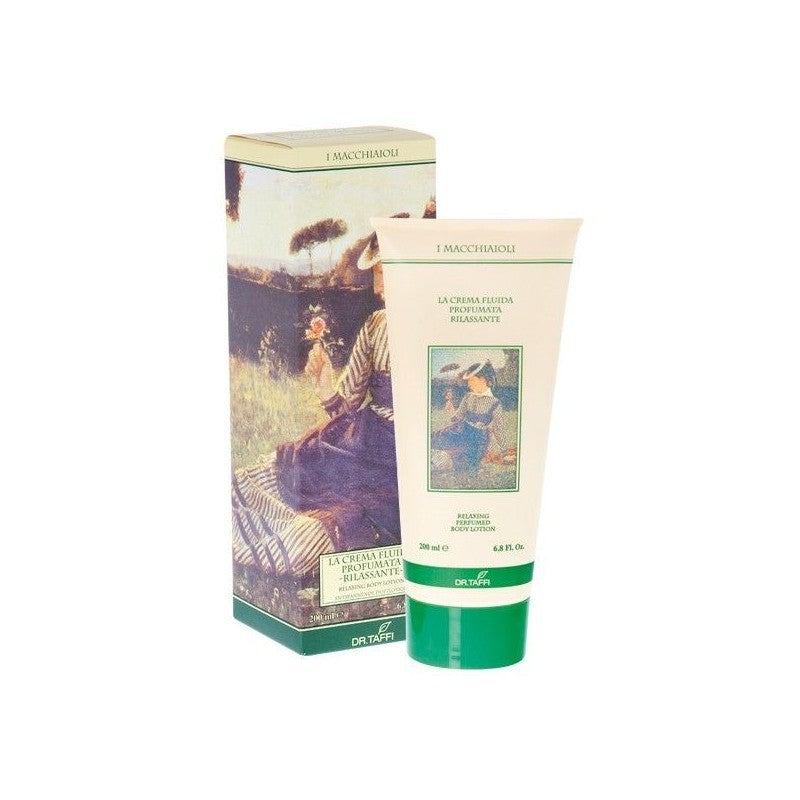 DR. TAFFI I Macchiaioli - Crema Fluida Rilassante 200 ml - Corpo Leggera e Profumata Rilassante