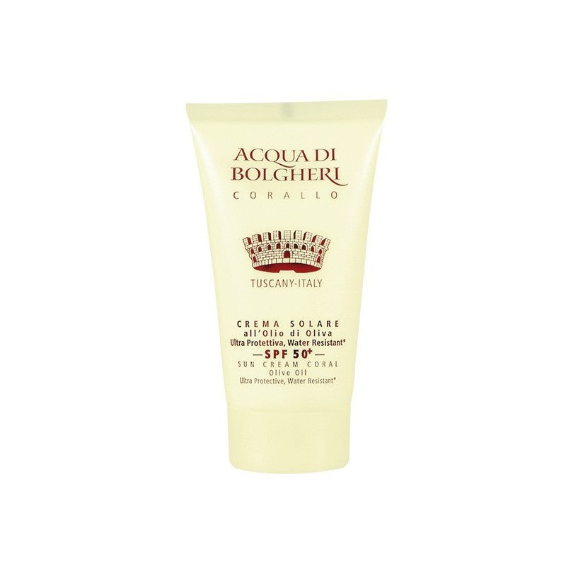 DR. TAFFI Acqua di Bolgheri Corallo Crema SPF50+ 50 ml - Protezione Solare Viso Profumata e Luminosa