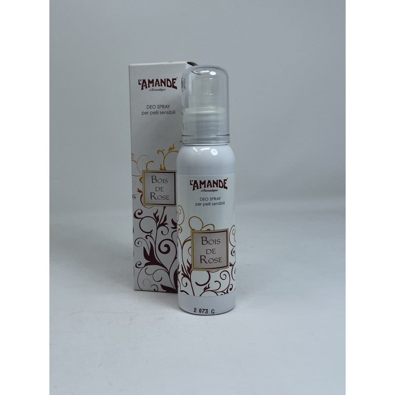 AMANDE Bois de Rose Deo Spray 100 ml - Profumo Legnoso e Protezione Raffinata