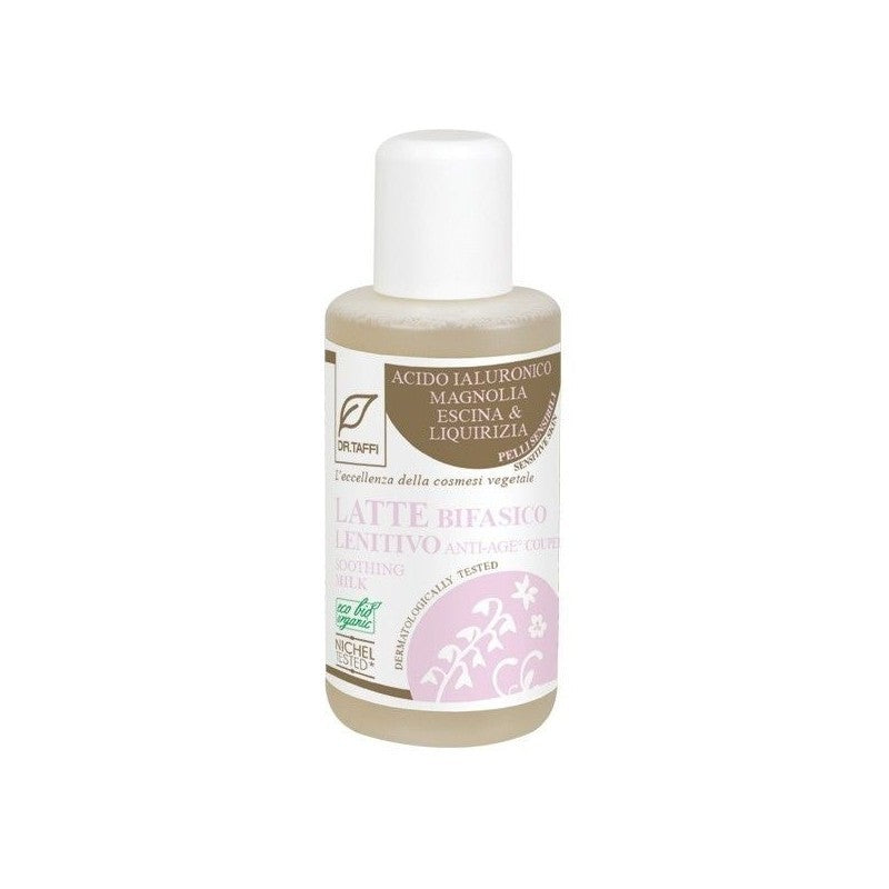 DR. TAFFI Formula Giovinezza Latte Bifasico Lenitivo Magnolia 100 ml - Struccante Delicato e Lenitivo