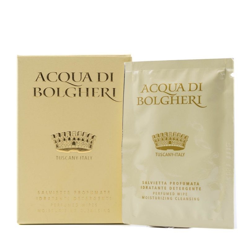 DR. TAFFI Acqua di Bolgheri Oro 5 Salviettine Profumate Monouso