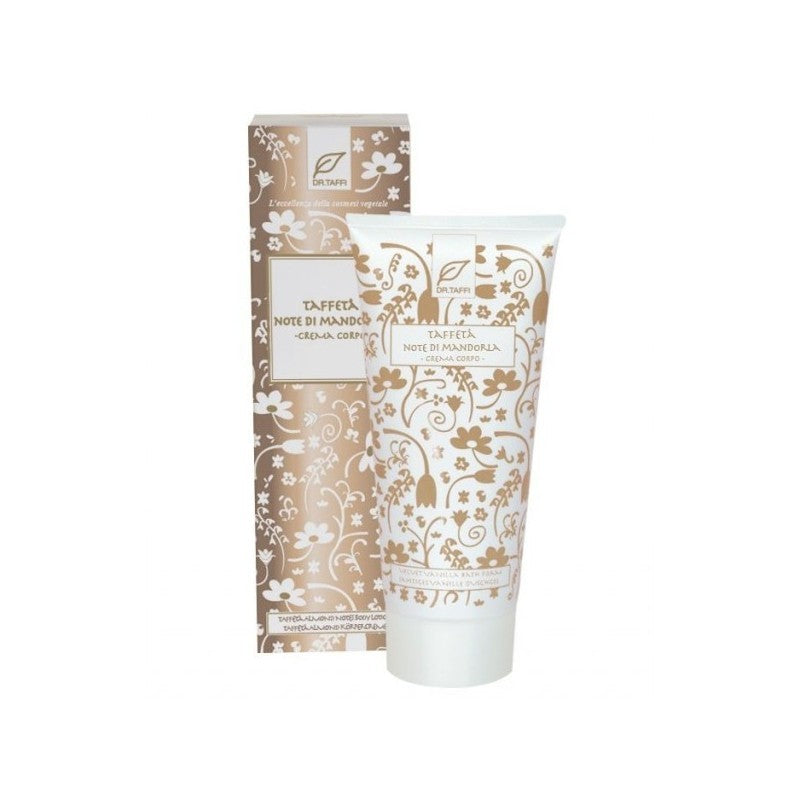DR. TAFFI Crema Corpo Taffetà e Note di Mandorla 200 ml - Nutriente e Gourmand