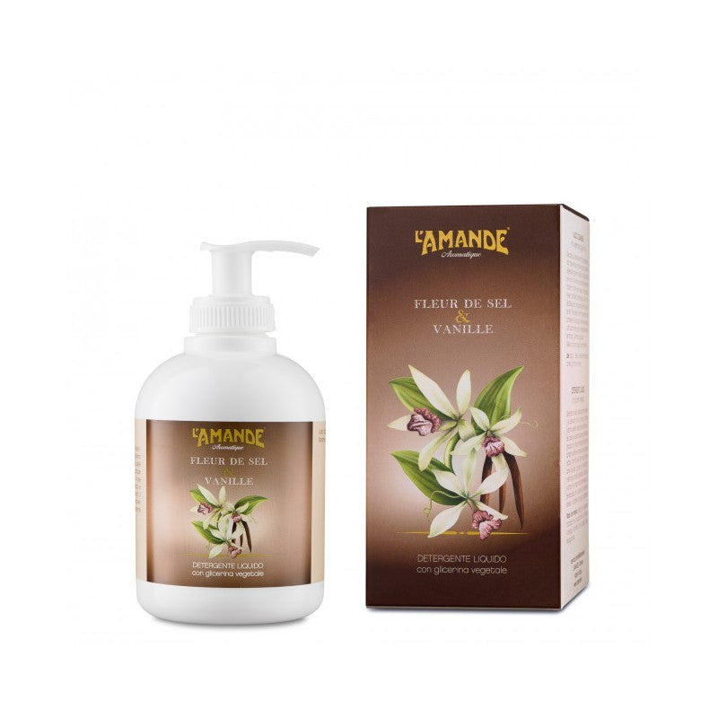 AMANDE Detergente Liquido Mani Fleur de Sel 300 ml - Freschezza Marina e Note Saline