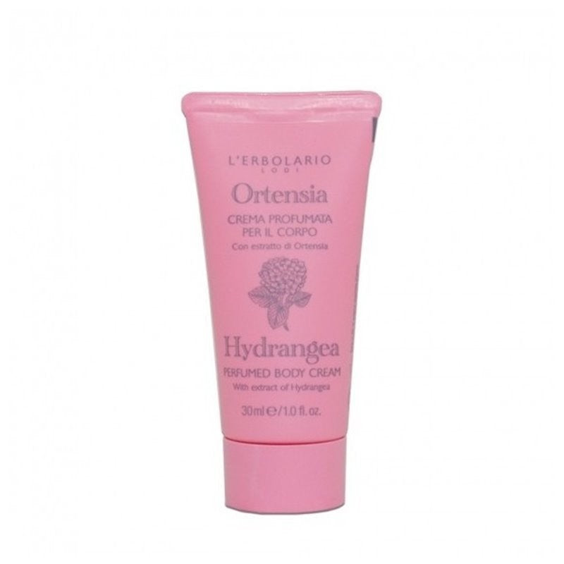 L'ERBOLARIO Mini Taglia Ortensia Crema Corpo 30 ml - Crema Corpo Idratante e Floreale Formato Viaggio