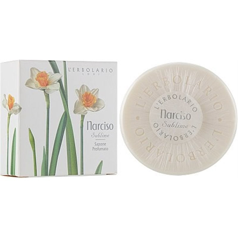 L'ERBOLARIO Narciso Sapone Profumato 100 g - Sapone Solido Floreale e Inebriante